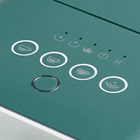 SMEG Matte Jade Green Automatic Coffee and Espresso Machine with Milk Frother