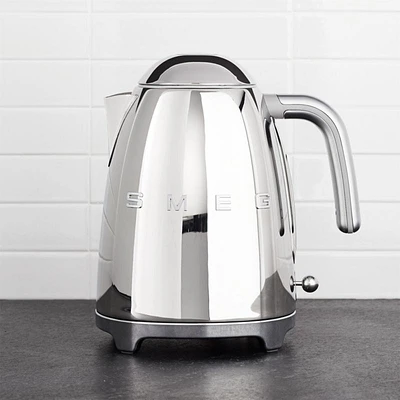 SMEG Silver Retro Electric Tea Kettle