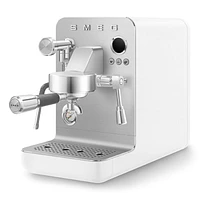 SMEG Semi-Professional Espresso Machine in Matte White