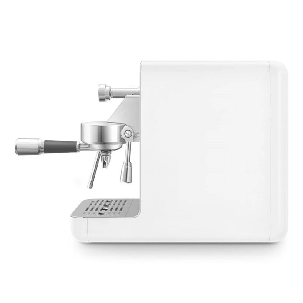 SMEG Semi-Professional Espresso Machine in Matte White