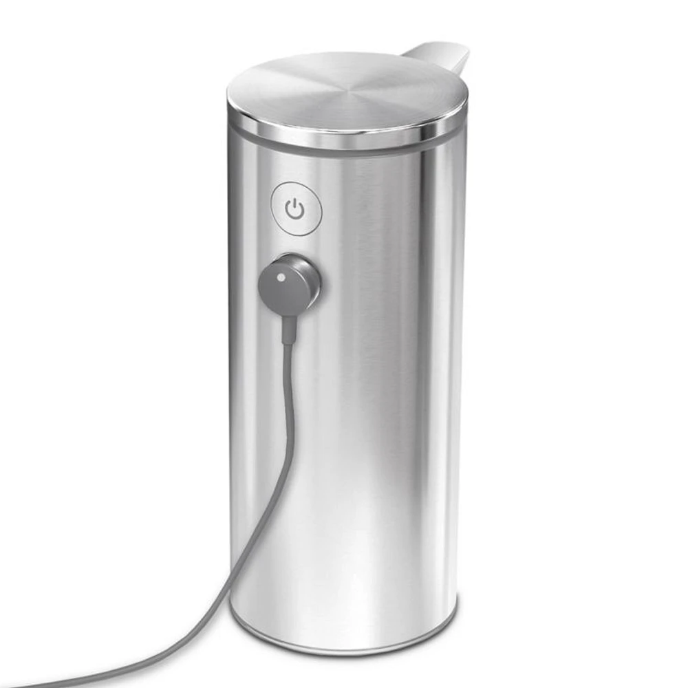 simplehuman ® Brushed Steel Rechargeable Sensor Pump 9-oz. Liquid Soap Dispenser