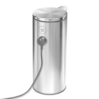 simplehuman ® Brushed Steel Rechargeable Sensor Pump 9-oz. Liquid Soap Dispenser