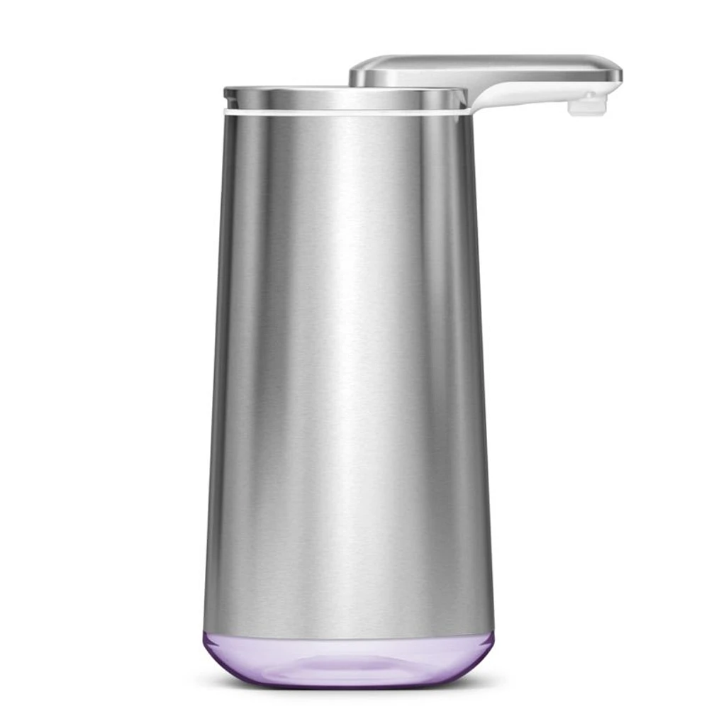 simplehuman ® Brushed Stainless Steel Foam Sensor Soap Pump