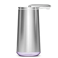 simplehuman ® Brushed Stainless Steel Foam Sensor Soap Pump