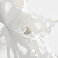 Snow Day Lace Snowflake Christmas Tree Ornaments, Set of 12