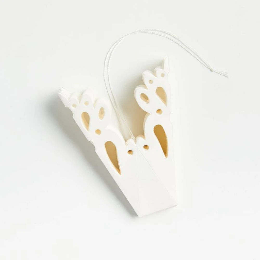 Snow Day Lace Snowflake Christmas Tree Ornaments, Set of 12