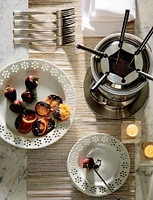 Swissmar Arosa 11-Piece Stainless Steel Fondue Set