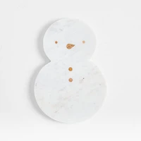 Snowman Marble Trivet