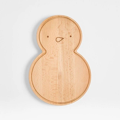 Snowman Wood Cutting Board