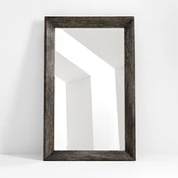 Solomon Ebonized Wood Floor Mirror 47"x75"