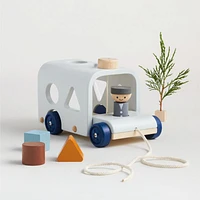 Plan Toys Wooden Bus Baby Sorting Toy