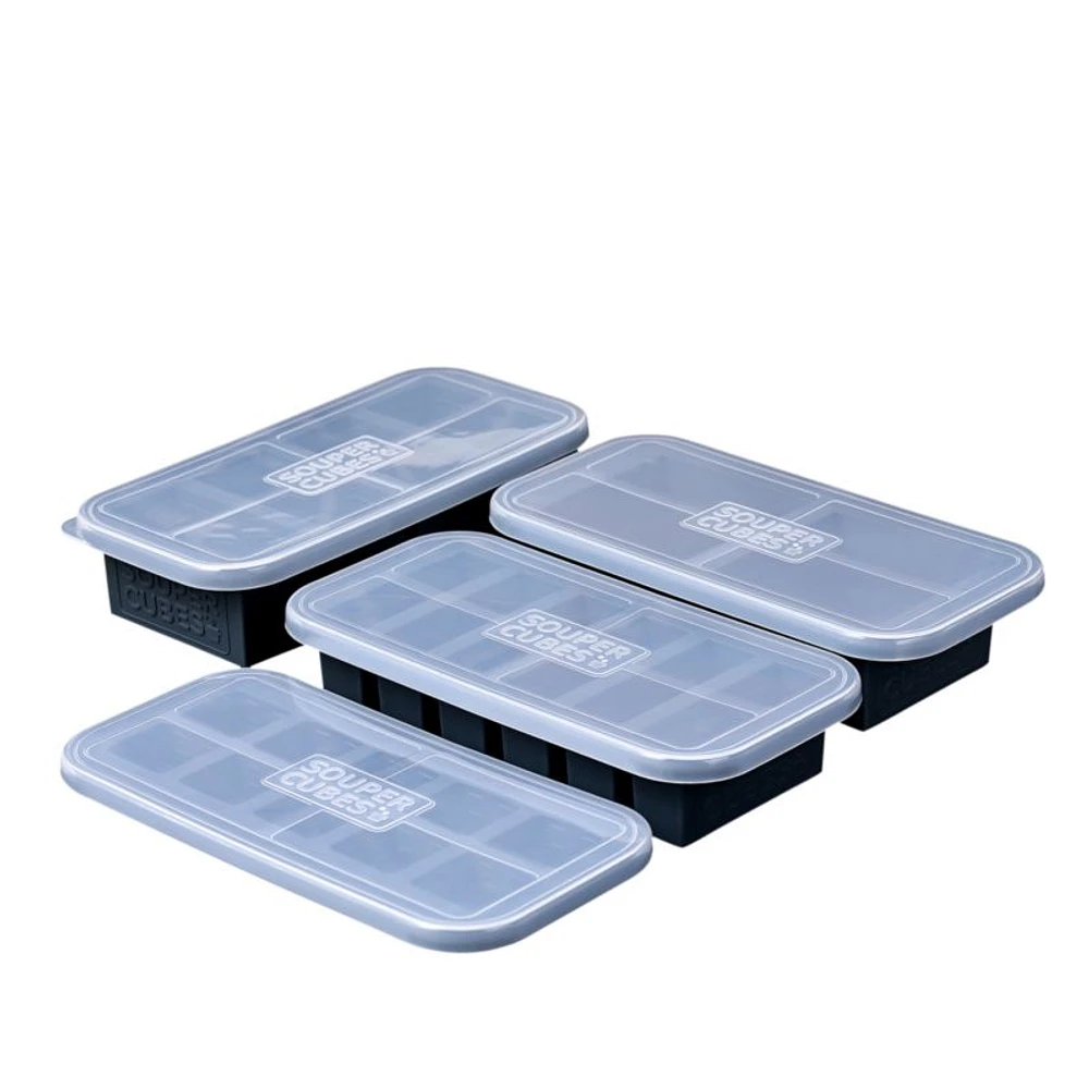 Souper ® Cubes Charcoal Grey Ultimate Gift Pack, Set of 4