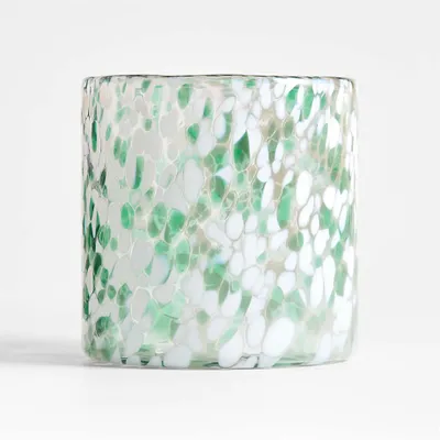 Speckled Glass Hurricane Candle Holder 6