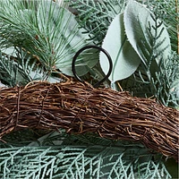 Faux Spruce and Eucalyptus Holiday Wreath 28"