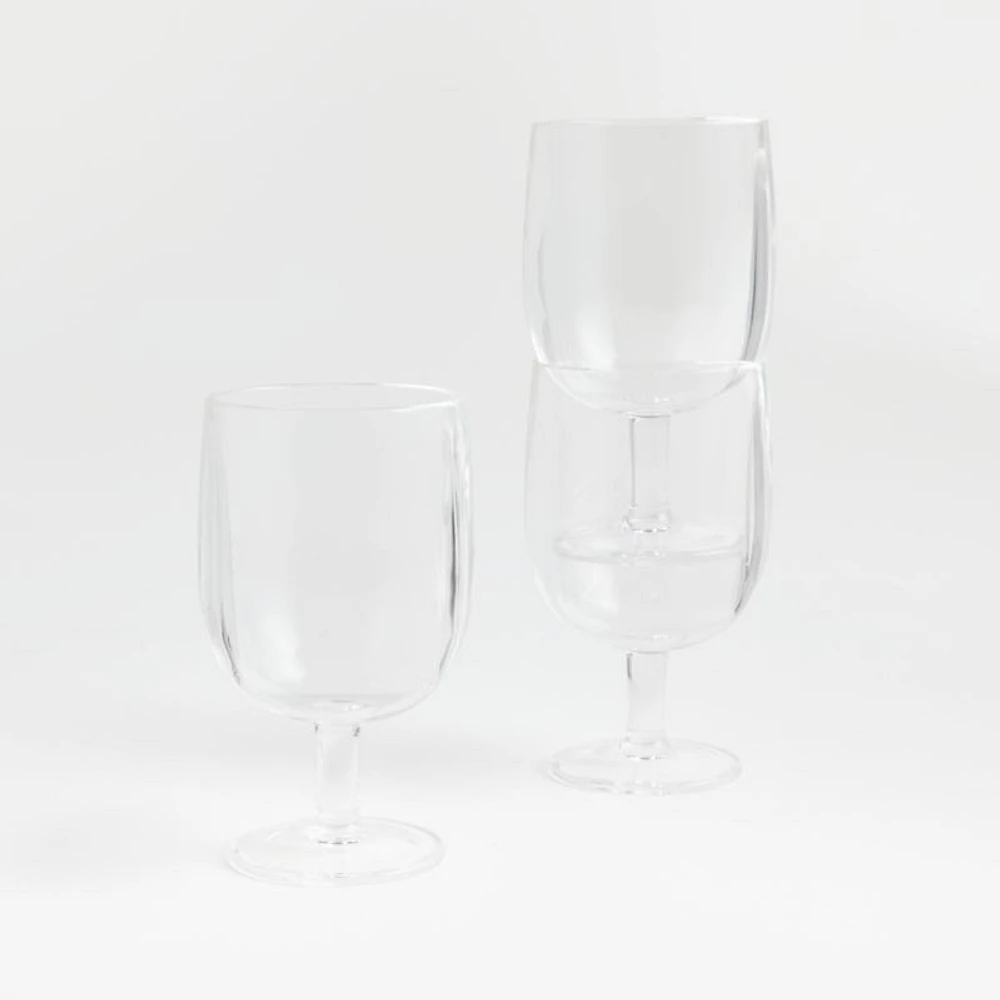Stacking 8-oz. Acrylic Wine Glass