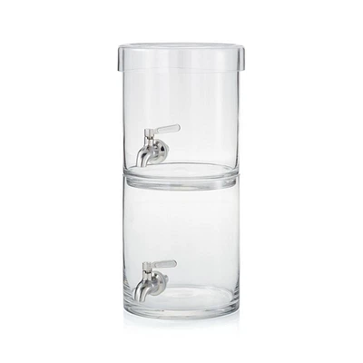 Stacking 2-Gallon Glass Cold Drink Dispenser