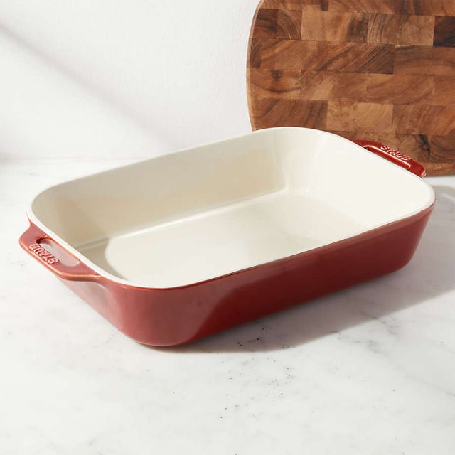 Staub 13 x 9 Rectangular Baking Dish | White