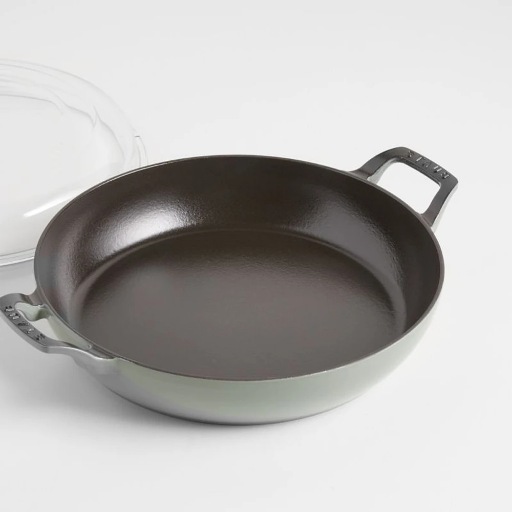 Staub ® 3.5-Qt. Eucalyptus Braiser with Glass Lid