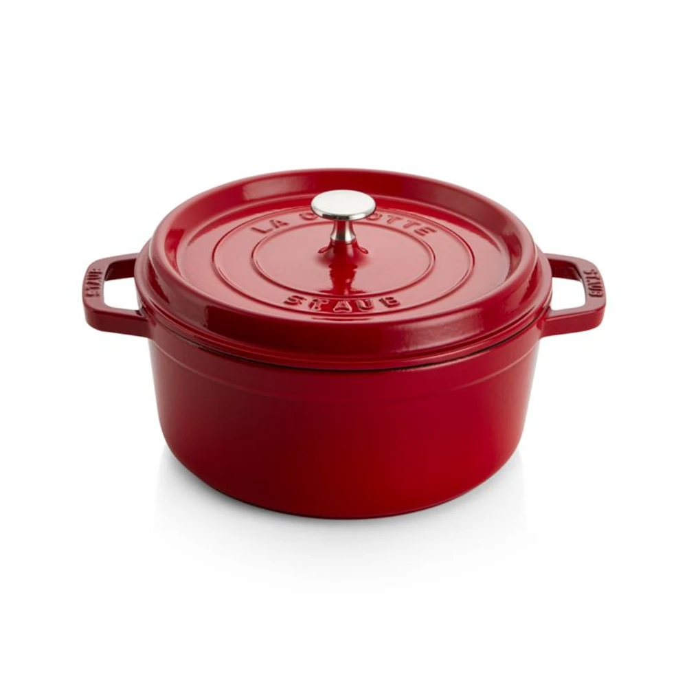 Staub ® 4-Qt Cherry Red Round Cocotte