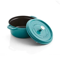 Staub ® 4-Qt Turquoise Round Cocotte