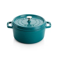 Staub ® 4-Qt Turquoise Round Cocotte