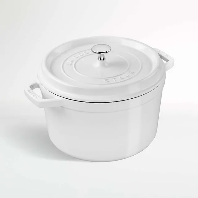 Staub 5.5-Qt. Eucalyptus Round Cocotte + Reviews