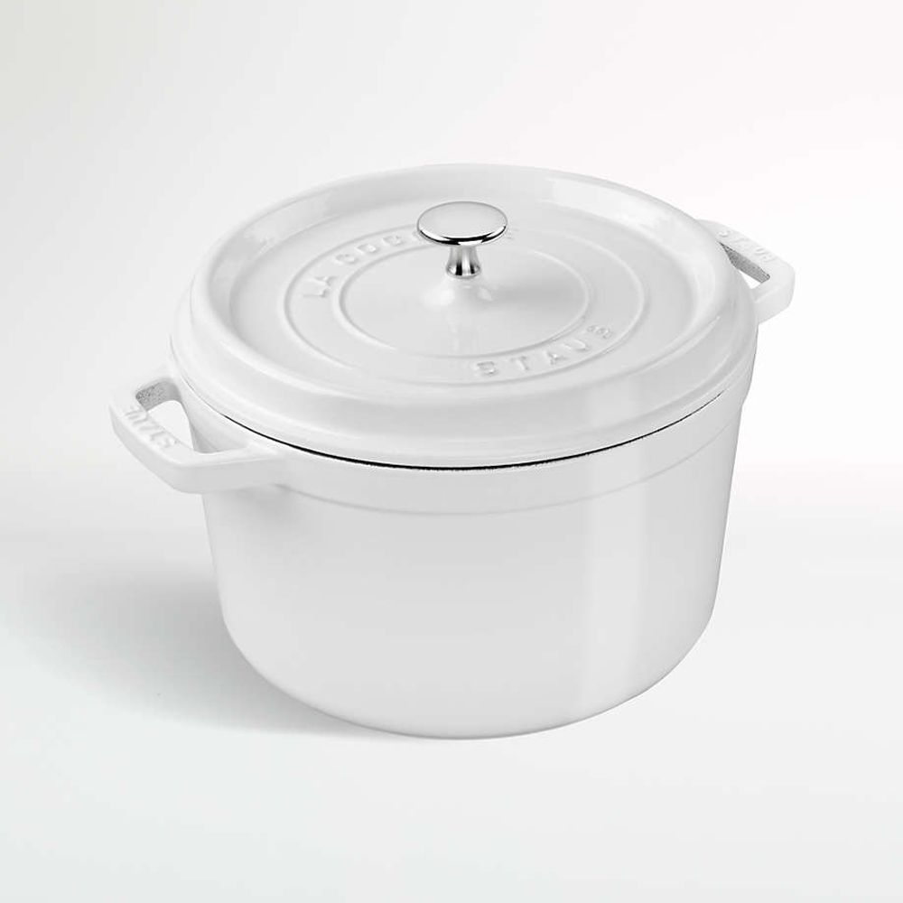 Staub 5.5-Qt Round Basil Green Cocotte + Reviews