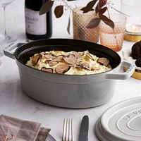 Staub ® 7-Qt. White Truffle Oval Cocotte