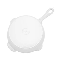 Staub ® 8.5" White Enameled Cast Iron Traditional Deep Skillet