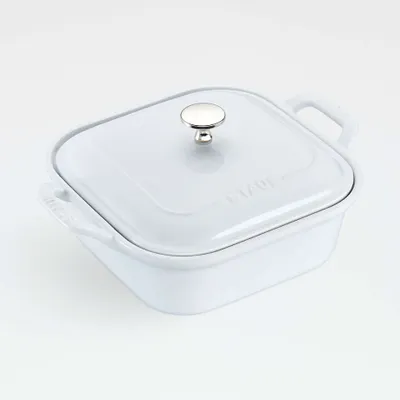 Staub ® 9" White Square Covered Baking Dish