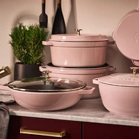 Staub ® Peony Pink Cast Iron 4.5-Qt. Perfect Pan