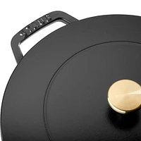 Staub ® Matte Black Cast Iron 5-Qt. Essential French Oven