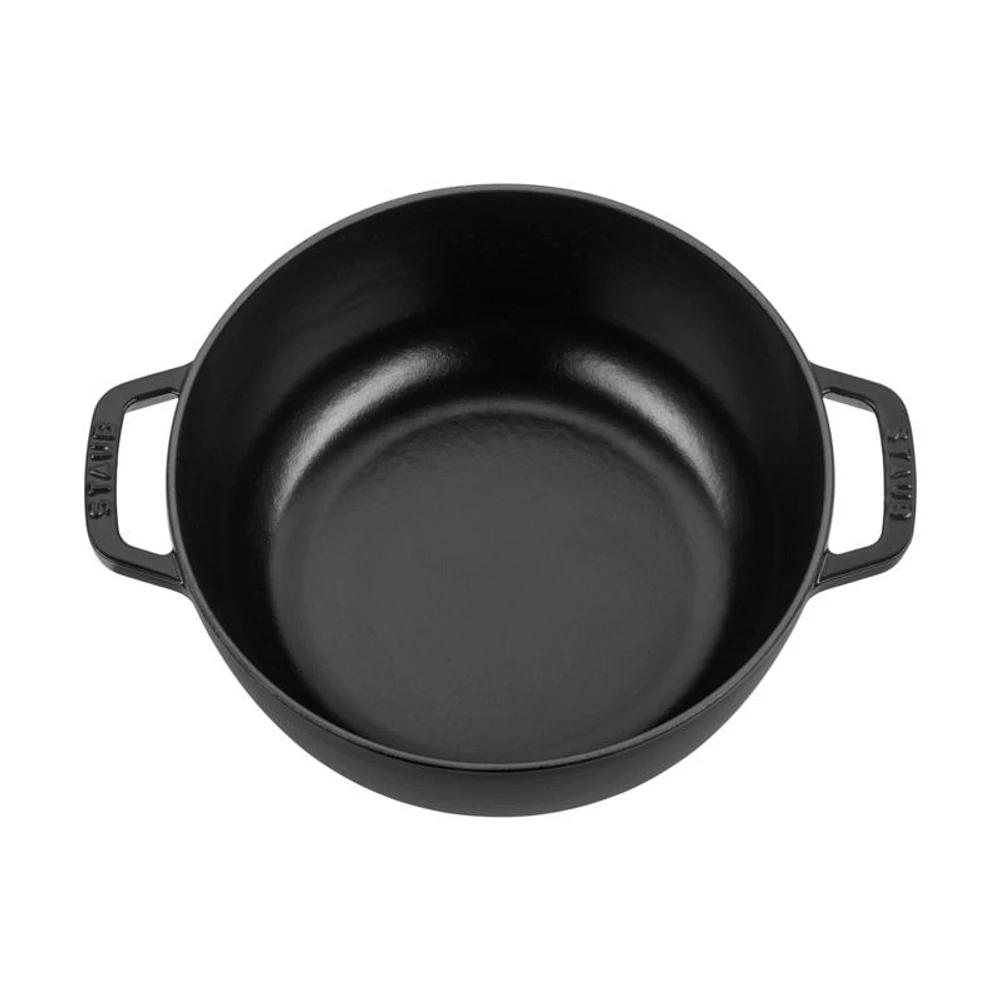 Staub ® Matte Black Cast Iron 5-Qt. Essential French Oven