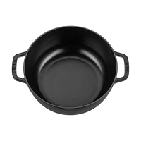 Staub ® Matte Black Cast Iron 5-Qt. Essential French Oven