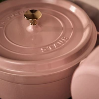 Staub ® Peony Pink Cast Iron 5.5-Qt. Round Cocotte