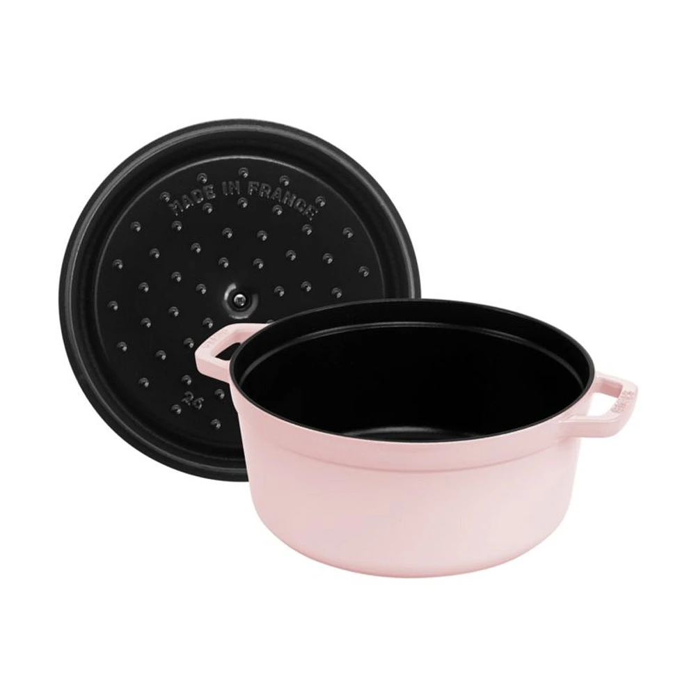Staub ® Peony Pink Cast Iron 5.5-Qt. Round Cocotte