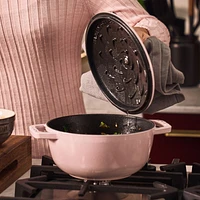 Staub ® Peony Pink Cast Iron 5-Qt. Essential French Oven