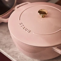 Staub ® Peony Pink Cast Iron 5-Qt. Essential French Oven