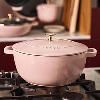 Staub ® Peony Pink Cast Iron 5-Qt. Essential French Oven