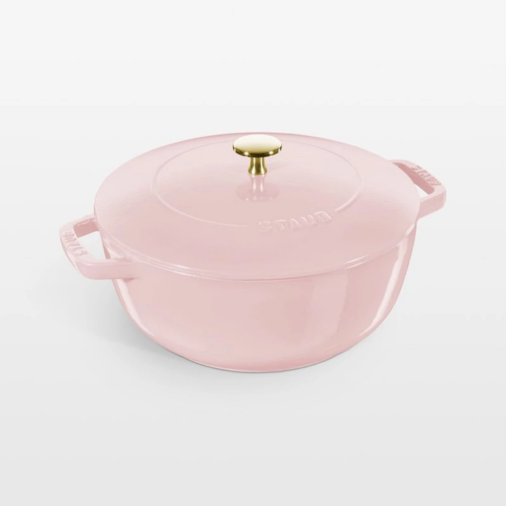 Staub ® Peony Pink Cast Iron 5-Qt. Essential French Oven