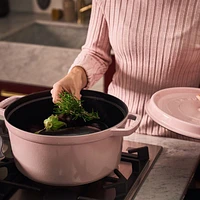 Staub ® Peony Pink Cast Iron 7-Qt. Round Cocotte