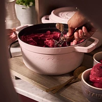 Staub ® Peony Pink Cast Iron 7-Qt. Round Cocotte