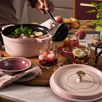 Staub ® Peony Pink Cast Iron 7-Qt. Round Cocotte