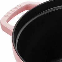 Staub ® Peony Pink Cast Iron 7-Qt. Round Cocotte