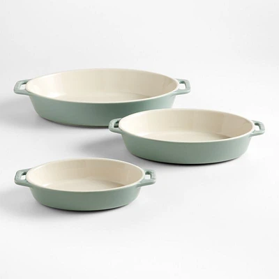 Staub ® Eucalyptus Oval Bakers, Set of 3