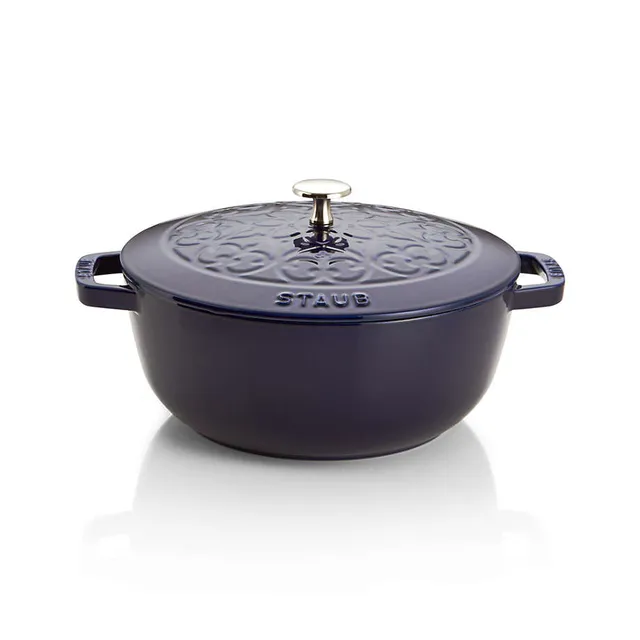 Staub Eucalyptus 1.5-qt. Petite French Oven | Crate & Barrel