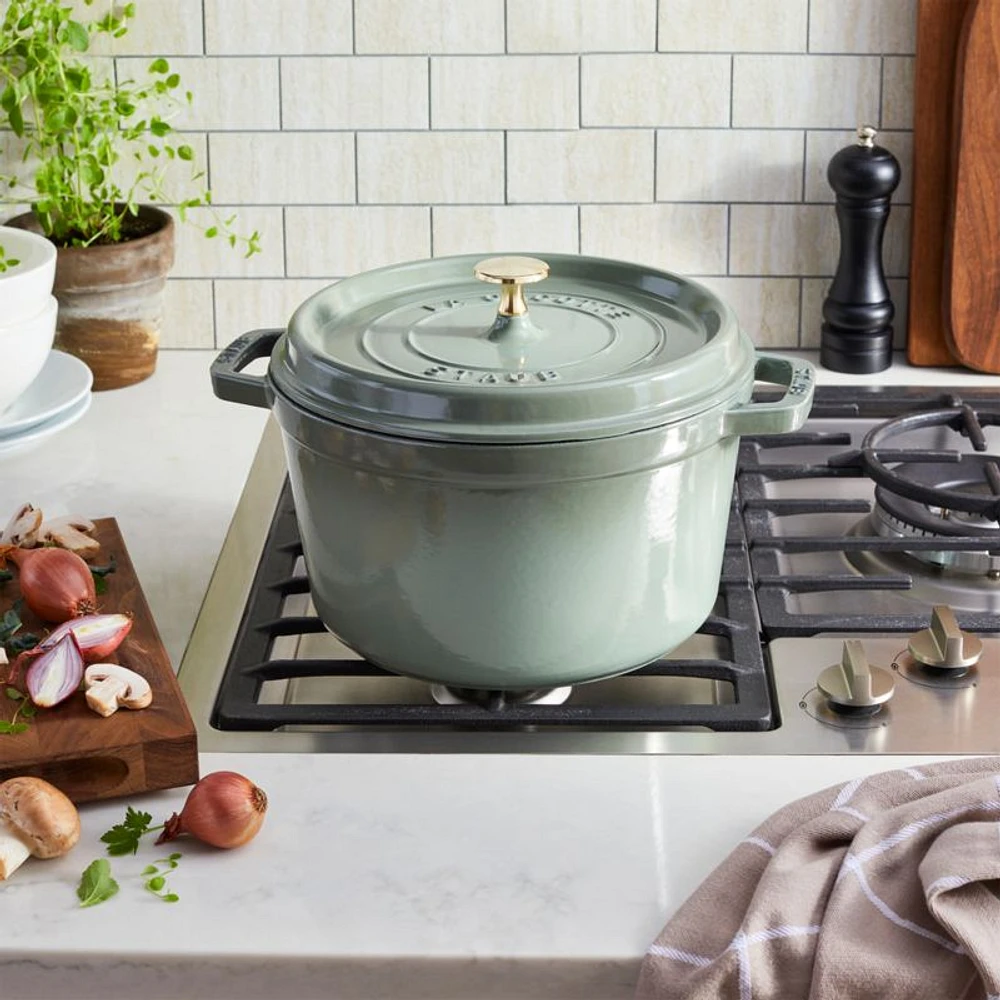 Staub ® 5-Qt. Eucalyptus Tall Round Cocotte
