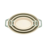 Staub ® Eucalyptus Oval Bakers, Set of 3