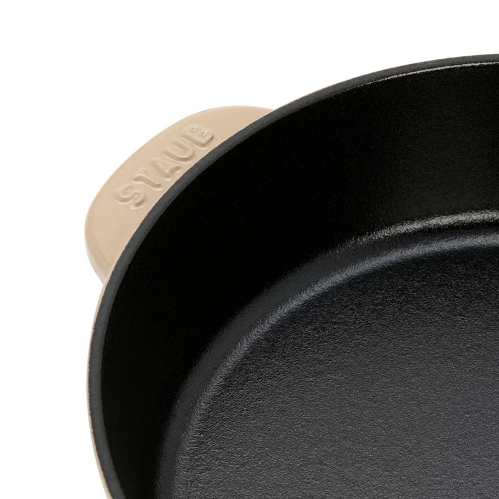 Staub ® 8.5" Sesame Enameled Cast Iron Traditional Deep Skillet