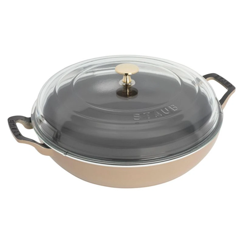 Staub ® Sesame 3.5-Qt Braiser with Glass Lid